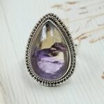 Ametrine Size US 10 925 Sterling Silver Ring (REXT101-57)