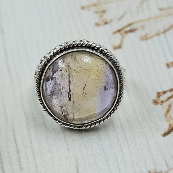 Ametrine Size US 6 925 Sterling Silver Ring (REXT101-17)