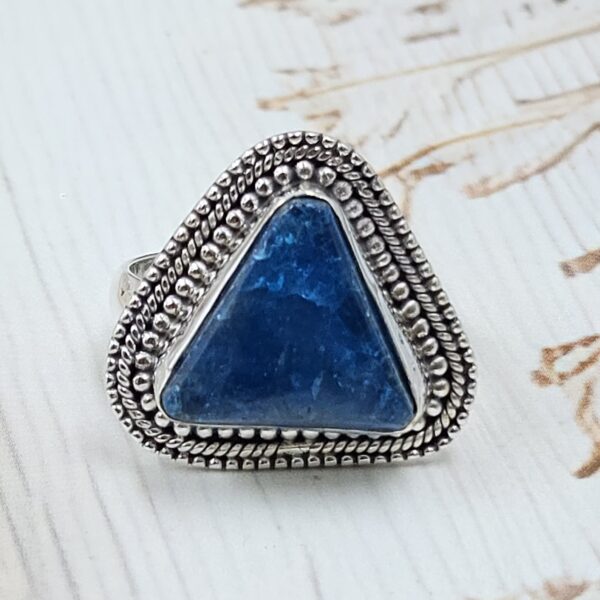 Apatite Size US 9 925 Sterling Silver Ring (RS15-348)