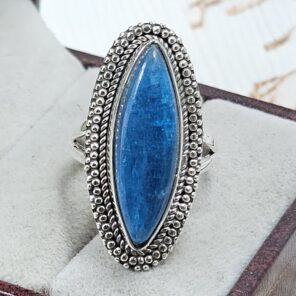 Apatite Size US 7 925 Sterling Silver Ring (RS15-287)