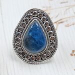 Apatite Size US 7 925 Sterling Silver Ring (RS15-297)