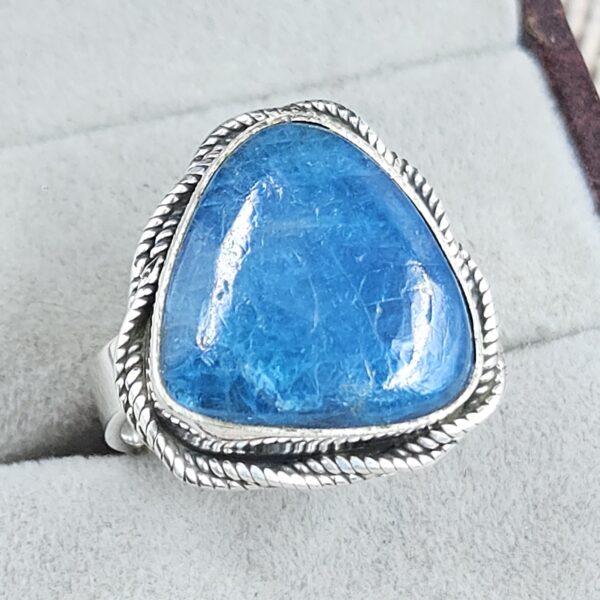 Apatite Size US 9 925 Sterling Silver Ring (RS15-350) - Image 2