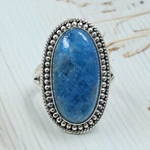 Apatite Size US 7 925 Sterling Silver Ring (RS15-306)