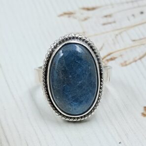 Apatite Size US 7 925 Sterling Silver Ring (RS15-286)