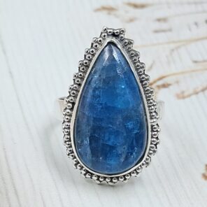 Apatite Size US 8 925 Sterling Silver Ring (RS15-308)