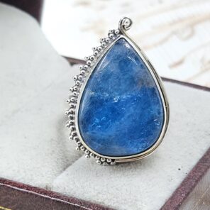 Apatite Size US 8 925 Sterling Silver Ring (RS15-310)