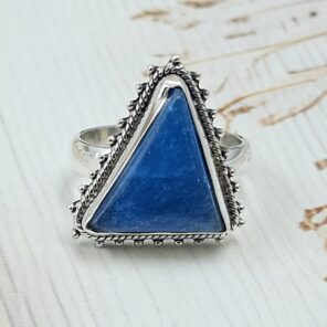 Apatite Size US 9 925 Sterling Silver Ring (RS15-334)