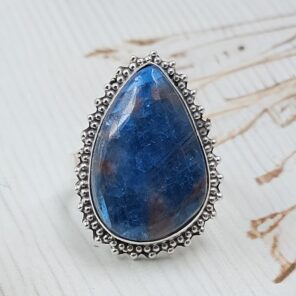 Apatite Size US 8 925 Sterling Silver Ring (RS15-331)
