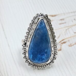 Apatite Size US 8 925 Sterling Silver Ring (RS15-319)