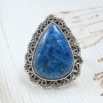 Apatite Size US 10 925 Sterling Silver Ring (RS15-358)