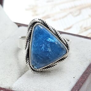 Apatite Size US 9 925 Sterling Silver Ring (RS15-344)