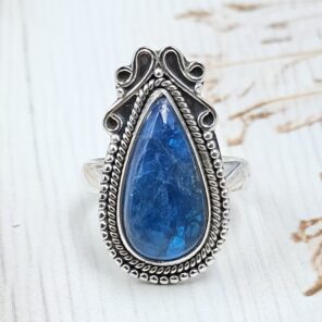 Apatite Size US 7 925 Sterling Silver Ring (RS15-282)