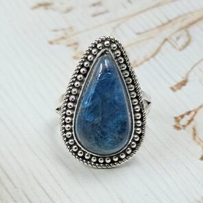 Apatite Size US 6 925 Sterling Silver Ring (RS15-271)