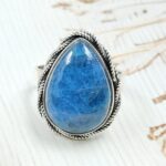 Apatite Size US 9 925 Sterling Silver Ring (RS15-353)