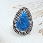 Apatite Size US 8 925 Sterling Silver Ring (RS15-320)