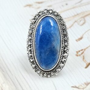 Apatite Size US 7 925 Sterling Silver Ring (RS15-304)