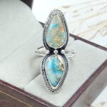 Sea Sediment Jasper Size US 8 925 Sterling Silver Ring (REXT114-124)