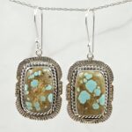 Mine 8 Turquoise 925 Sterling Silver Earring (REXT116-17)