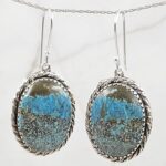 Mine 8 Turquoise 925 Sterling Silver Earring (REXT116-69)