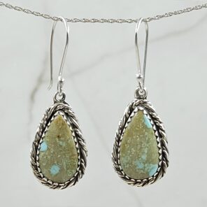 Mine 8 Turquoise 925 Sterling Silver Earring (REXT116-54)