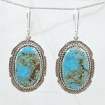 Mine 8 Turquoise 925 Sterling Silver Earring (REXT116-11)