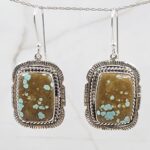 Mine 8 Turquoise 925 Sterling Silver Earring (REXT116-10)