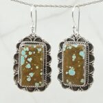 Mine 8 Turquoise 925 Sterling Silver Earring (REXT116-27)