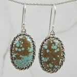 Mine 8 Turquoise 925 Sterling Silver Earring (REXT116-61)