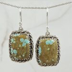 Mine 8 Turquoise 925 Sterling Silver Earring (REXT116-19)