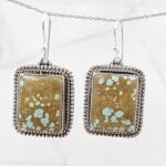 Mine 8 Turquoise 925 Sterling Silver Earring (REXT116-20)