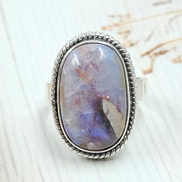 Australian Opal Size US 6 925 Sterling Silver Ring (RS9-303)