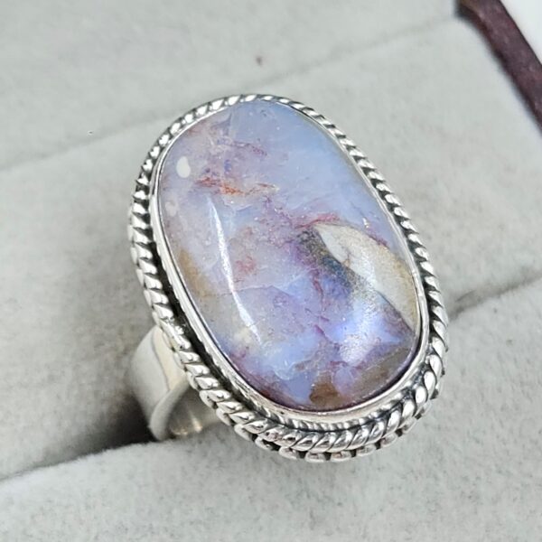 Australian Opal Size US 6 925 Sterling Silver Ring (RS9-303) - Image 2