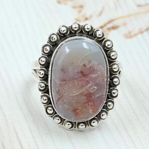 Australian Opal Size US 6 925 Sterling Silver Ring (RS9-305)