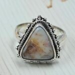 Australian Opal Size US 6 925 Sterling Silver Ring (RS9-311)