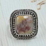 Australian Opal Size US 6 925 Sterling Silver Ring (RS9-314)