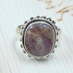 Australian Opal Size US 6 925 Sterling Silver Ring (RS9-315)