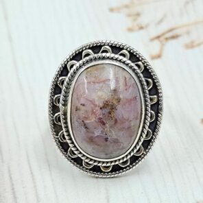 Australian Opal Size US 6 925 Sterling Silver Ring (RS9-320)