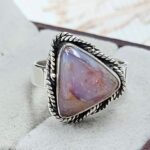 Australian Opal Size US 6 925 Sterling Silver Ring (RS9-322)