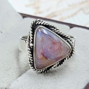 Australian Opal Size US 6 925 Sterling Silver Ring (RS9-322)