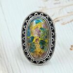 Apatite & Ruby Composite Size US 7 925 Sterling Silver Ring (RS9-294)