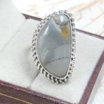 Imperial Jasper Size US 7 925 Sterling Silver Ring (REXT73-333)