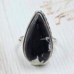 White Buffalo Turquoise Size US 7 925 Sterling Silver Ring (REXT45-229)