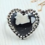 White Buffalo Turquoise Size US 7 925 Sterling Silver Ring (REXT45-300)