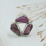 Raw Ruby 925 Sterling Silver Ring (REXT121-68)