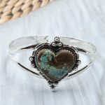 Mine 8 Turquoise 925 Sterling Silver Bangle (RSB2-250)