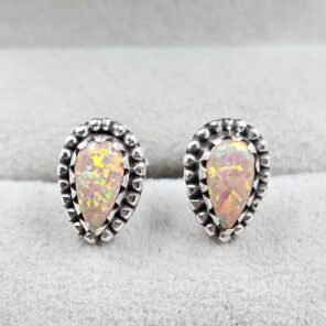 Aurora Opal 925 Sterling Silver Aurora Opal Earring (RS29-288)