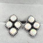 Aurora Opal 925 Sterling Silver Aurora Opal Earring (RS29-290)