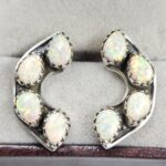Aurora Opal 925 Sterling Silver Aurora Opal Earring (RS29-294)