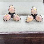 Aurora Opal 925 Sterling Silver Aurora Opal Earring (RS29-292)