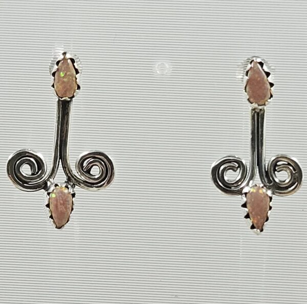 Aurora Opal 925 Sterling Silver Aurora Opal Earring (RS29-258)
